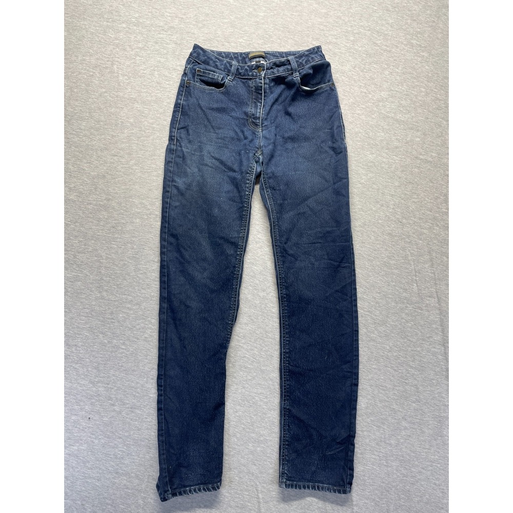 Apparel Collection Jeans Women 6 Blue Dark Wash Denim Cotton Straight Leg Casual